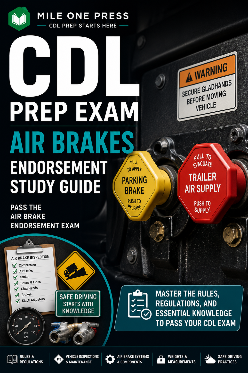 Air Brakes (English) CDL prep ebook cover