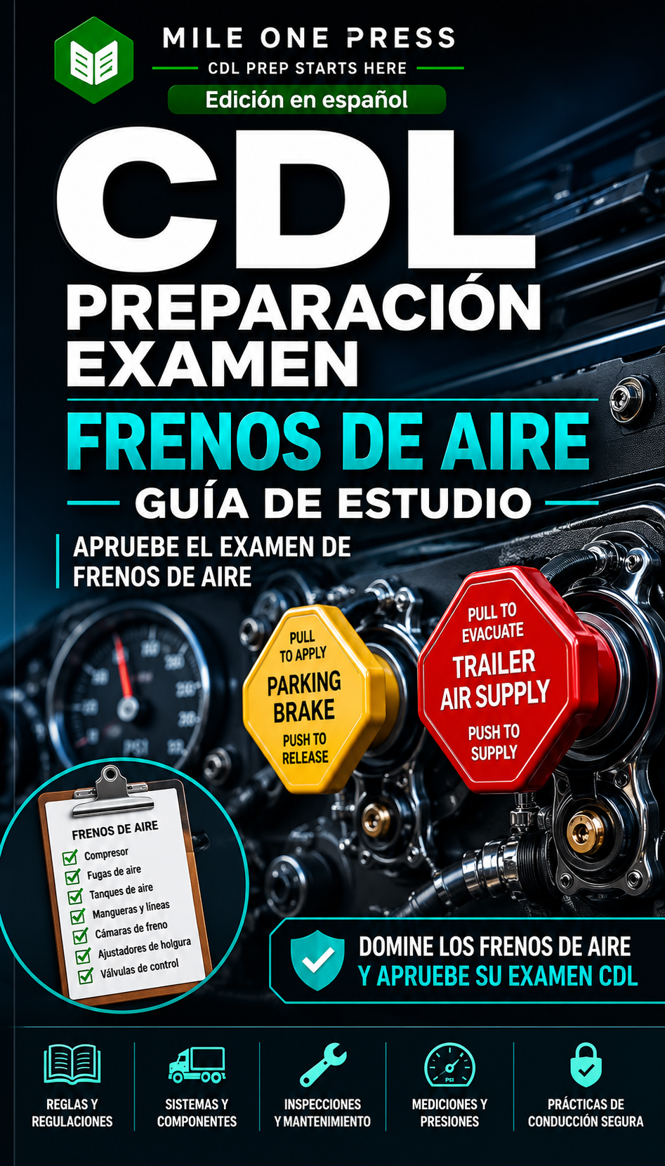 Frenos de Aire (Spanish) CDL prep ebook cover