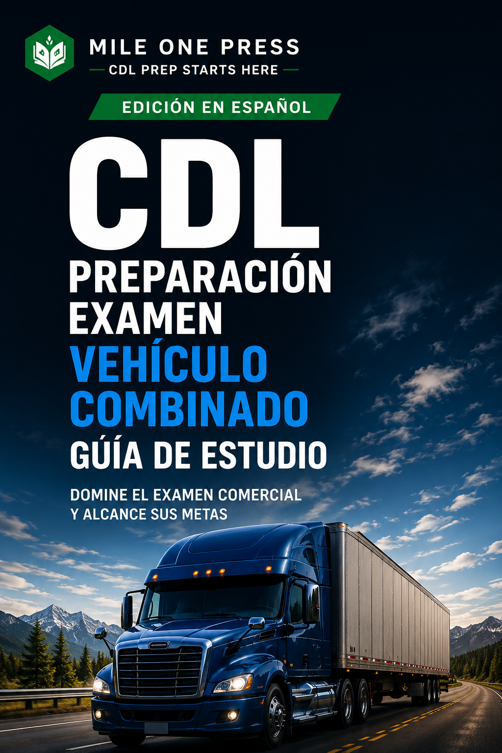 Vehículos Combinados (Spanish) CDL prep ebook cover