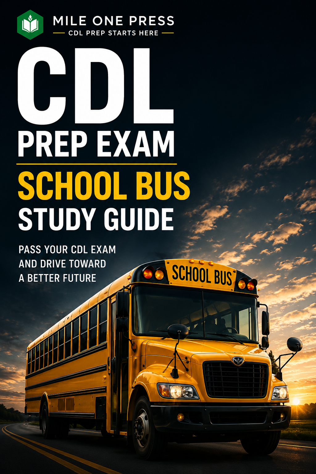 School Bus (English) CDL prep ebook cover