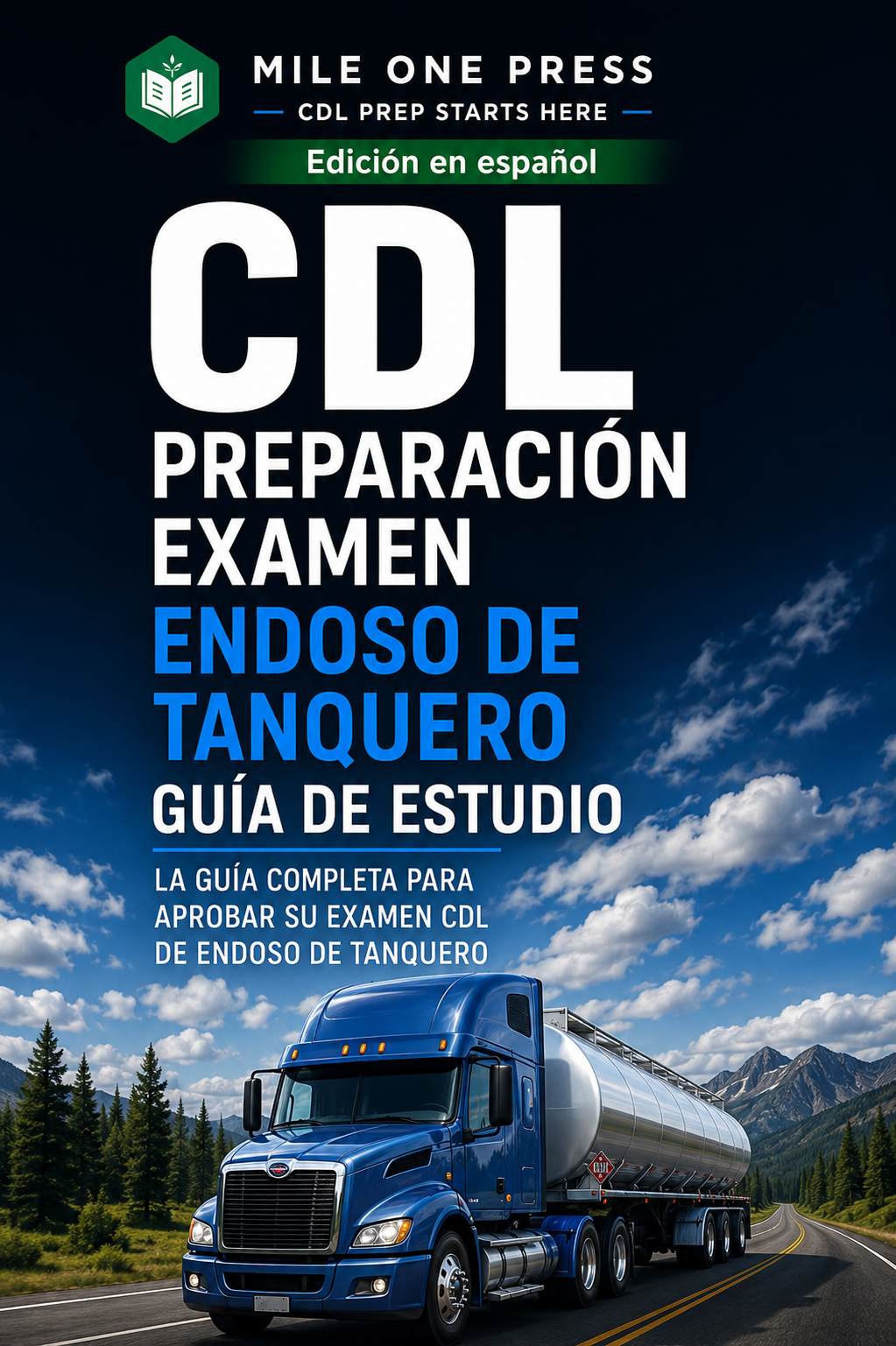 Vehículos Cisterna (Spanish) CDL prep ebook cover